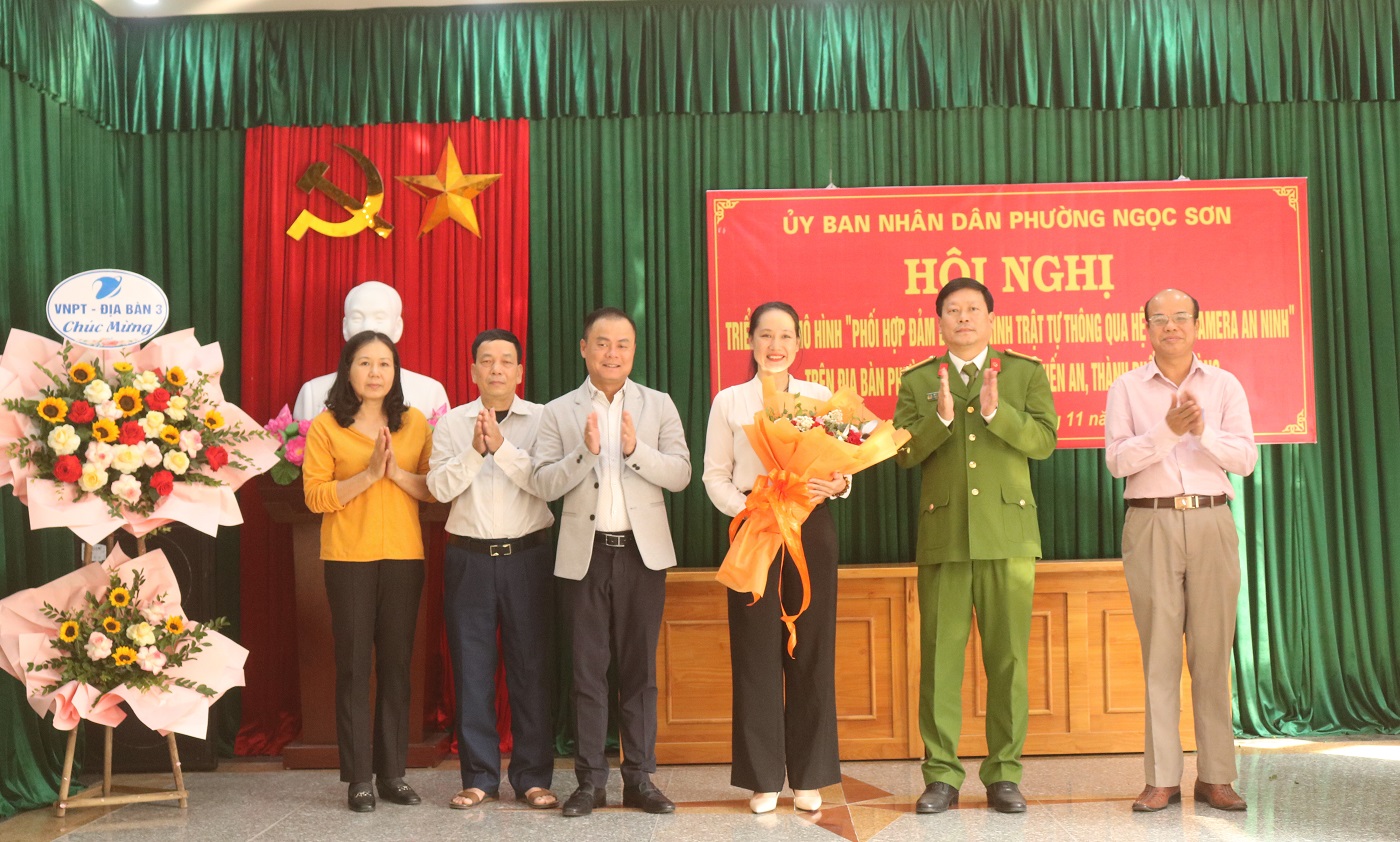 Phường Ngọc Sơn (Kiến An): Ra mắt mô hình “Phối hợp bảo đảm ANTT thông qua hệ thống Camera an ninh”